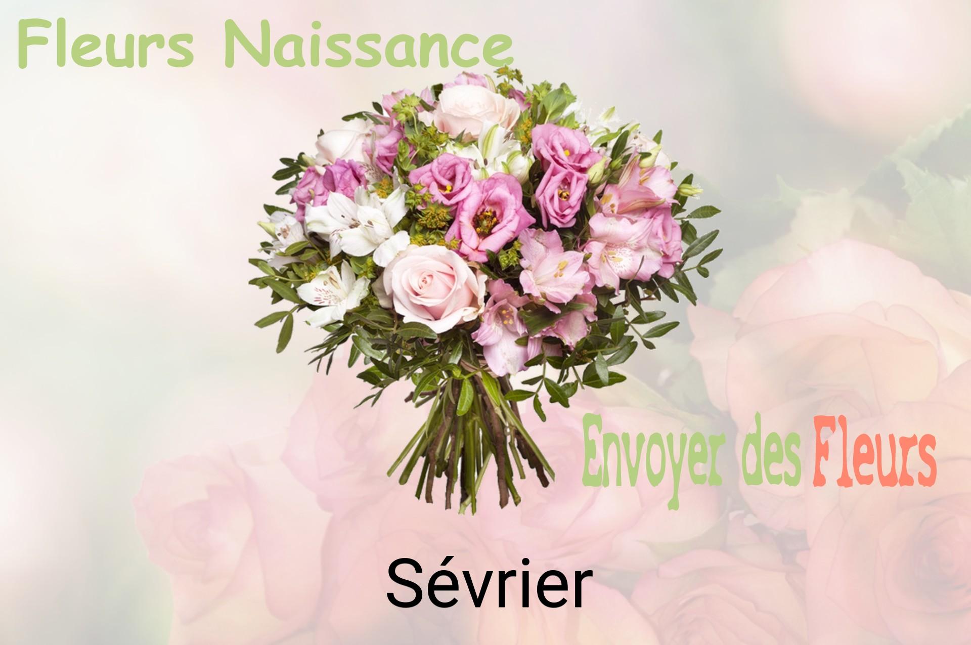 Bouquet de fleurs de naissance livré à Sévrier